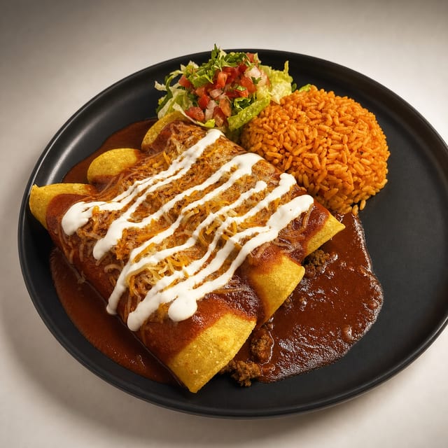 Enchilada trio.
