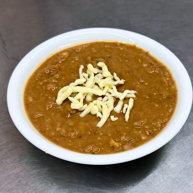 Refried Beans W/ Cheese.